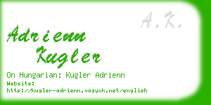 adrienn kugler business card